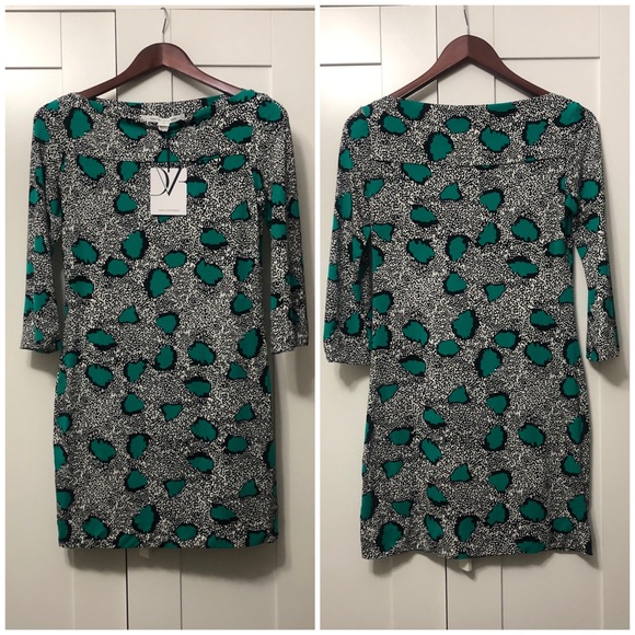Diane Von Furstenberg Dresses & Skirts - 🚫SOLD🚫NWT Diane Von Furstenberg Cheetah Print Dress